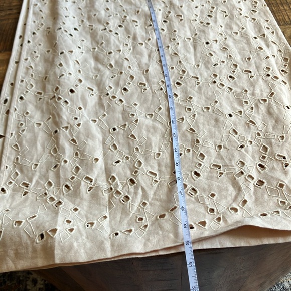 ESCADA Embroidered Linen Dress With Side Slit - Full Length - Made in Italy (34) - Picture 15 of 16